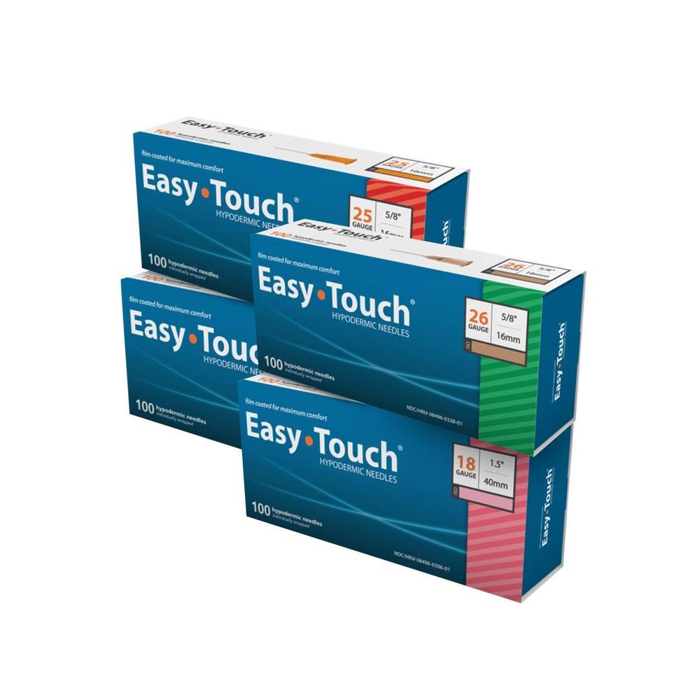 Easy Touch Hypodermic Needle, 25G, 16mm, 5/8” – diaTHOR