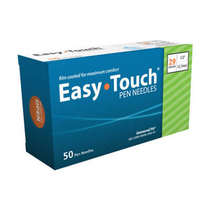  Easy Touch Insulin Pen Needles 31G, 3/16-Inch (5mm