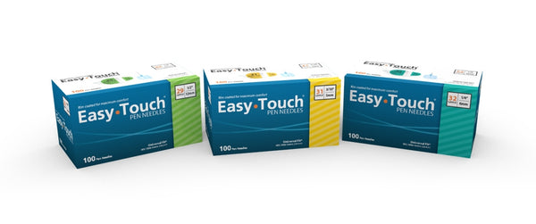 Easy Touch Easy Touch® Pen Needles – 100 count, 32g, 5/32″ (4mm), Teal –  diaTHOR